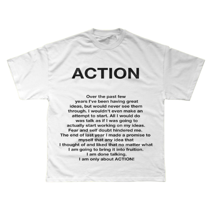 Action Premium T-shirt (White)
